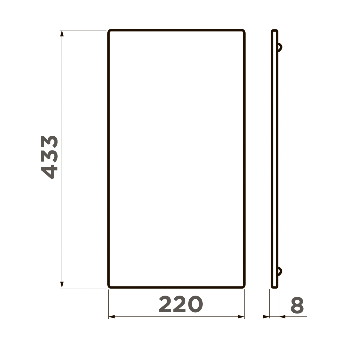 картинка 4999070 Разделочная доска Omoikiri CB-SINTESI-M-GB от PlazaTech