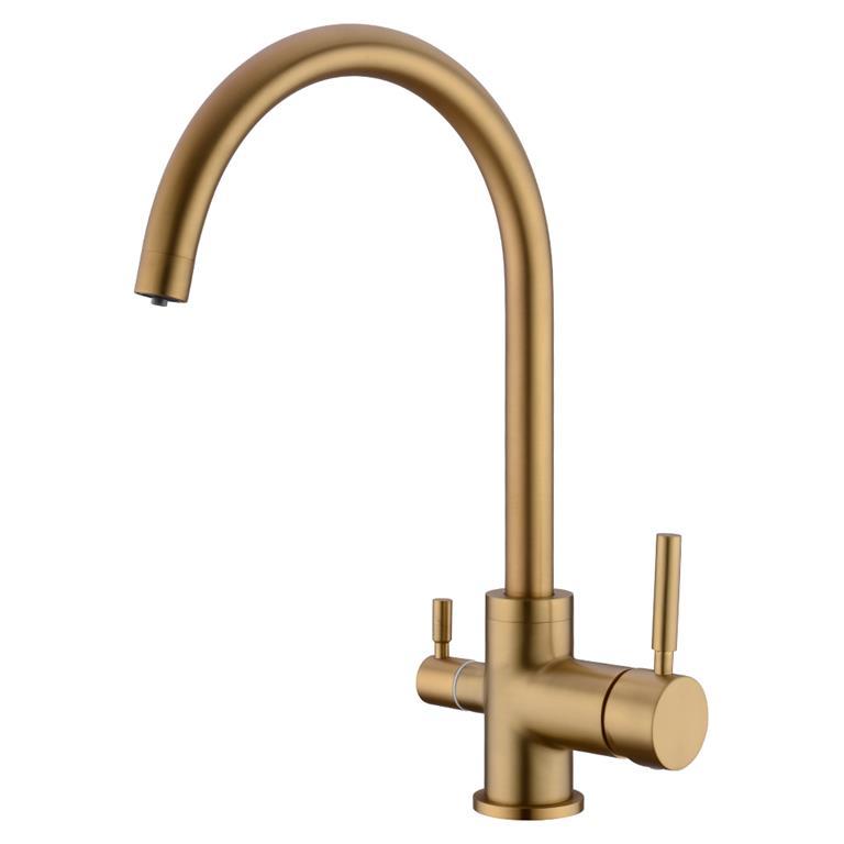 картинка ЕСB - 3007 PVD Golden смеситель от PlazaTech