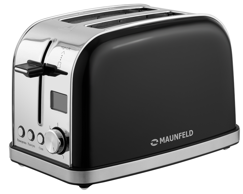 картинка Тостер MAUNFELD MF-821BK от PlazaTech