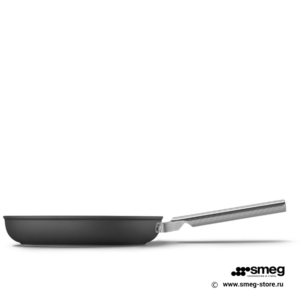 картинка SMEG CKFF2801BLM Сковорода 28 см, черная от PlazaTech