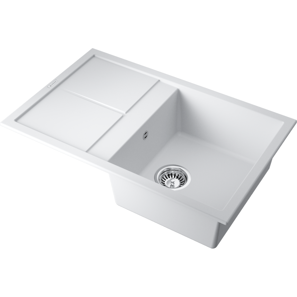 картинка 4993665 кухонная мойка Omoikiri Sumi 79-WH Tetogranit/белый от PlazaTech