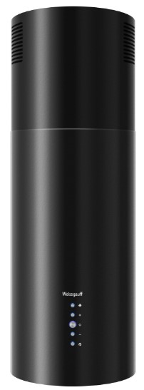 картинка Вытяжка Weissgauff Tubus 1406 Island Black от PlazaTech