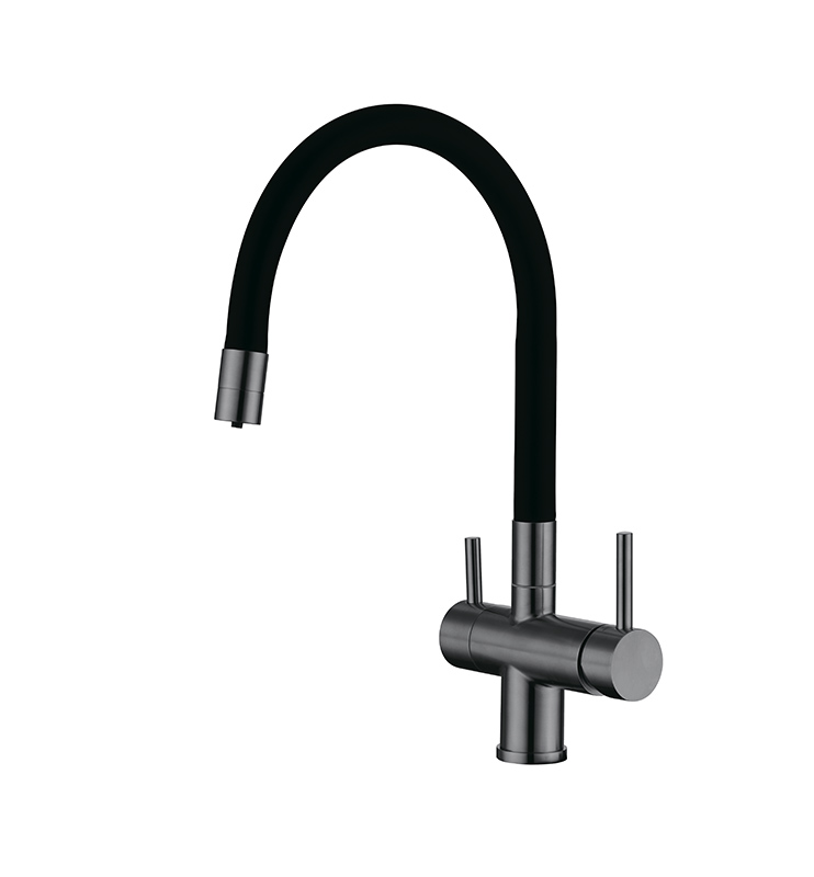 картинка ЕС - 3015 PVD Dark смеситель от PlazaTech