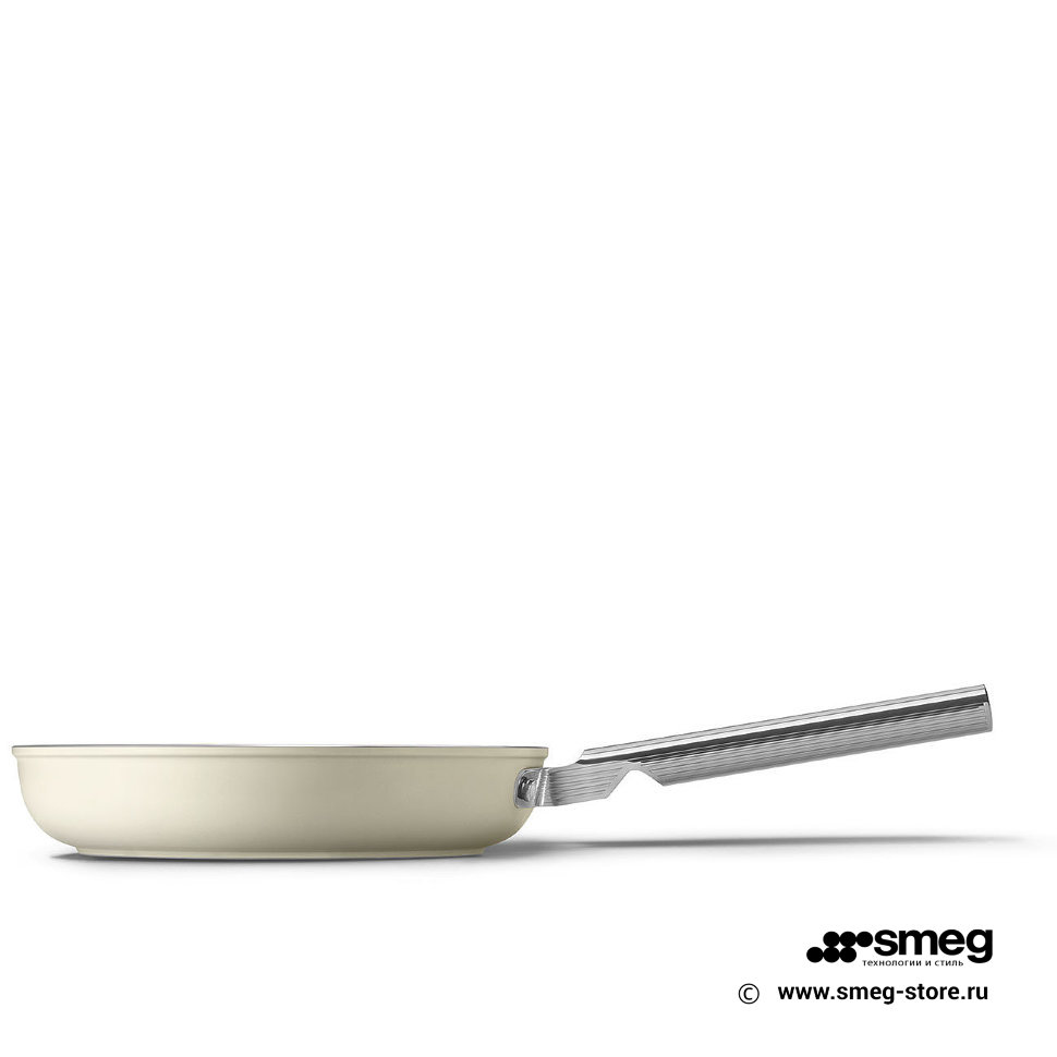 картинка SMEG CKFF2401CRM Сковорода 24 см, кремовая от PlazaTech