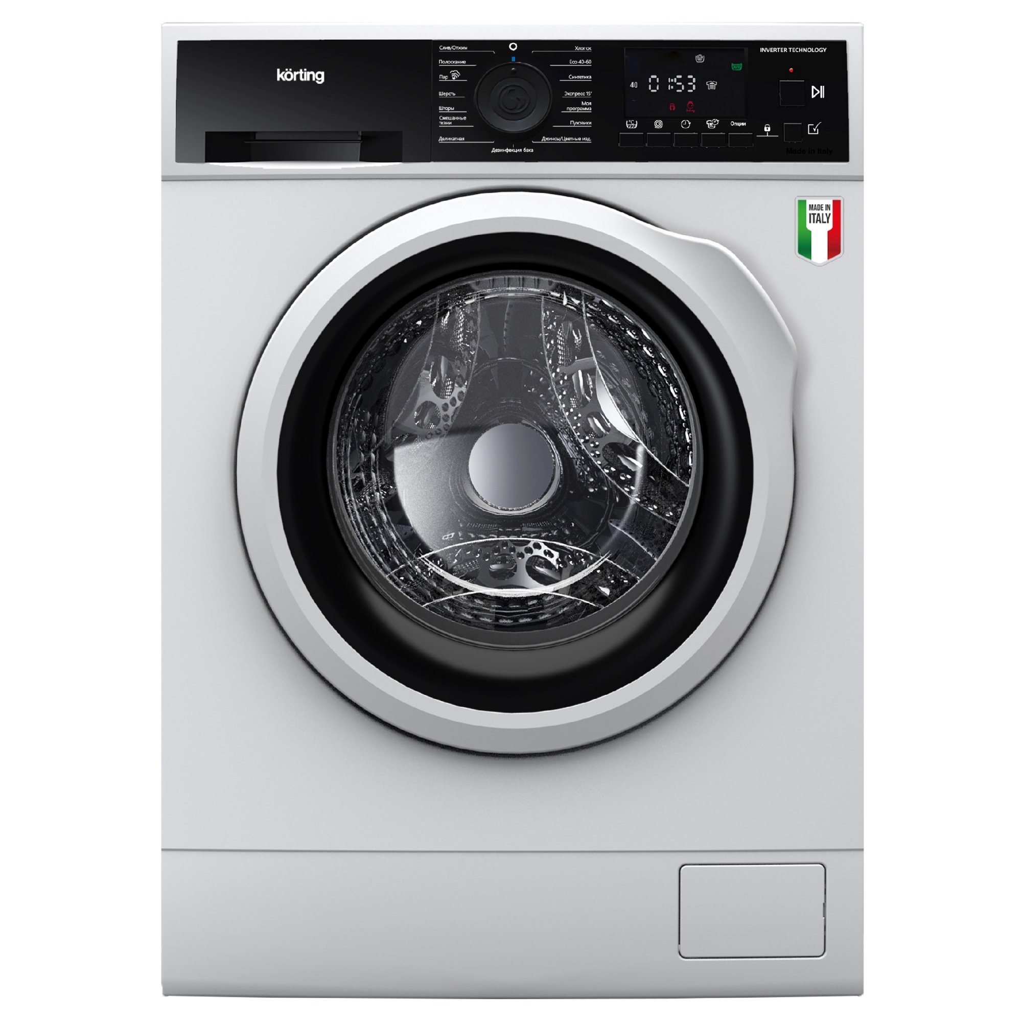 картинка Отдельностоящая стиральная машина Korting KWM 45ID1477 от PlazaTech